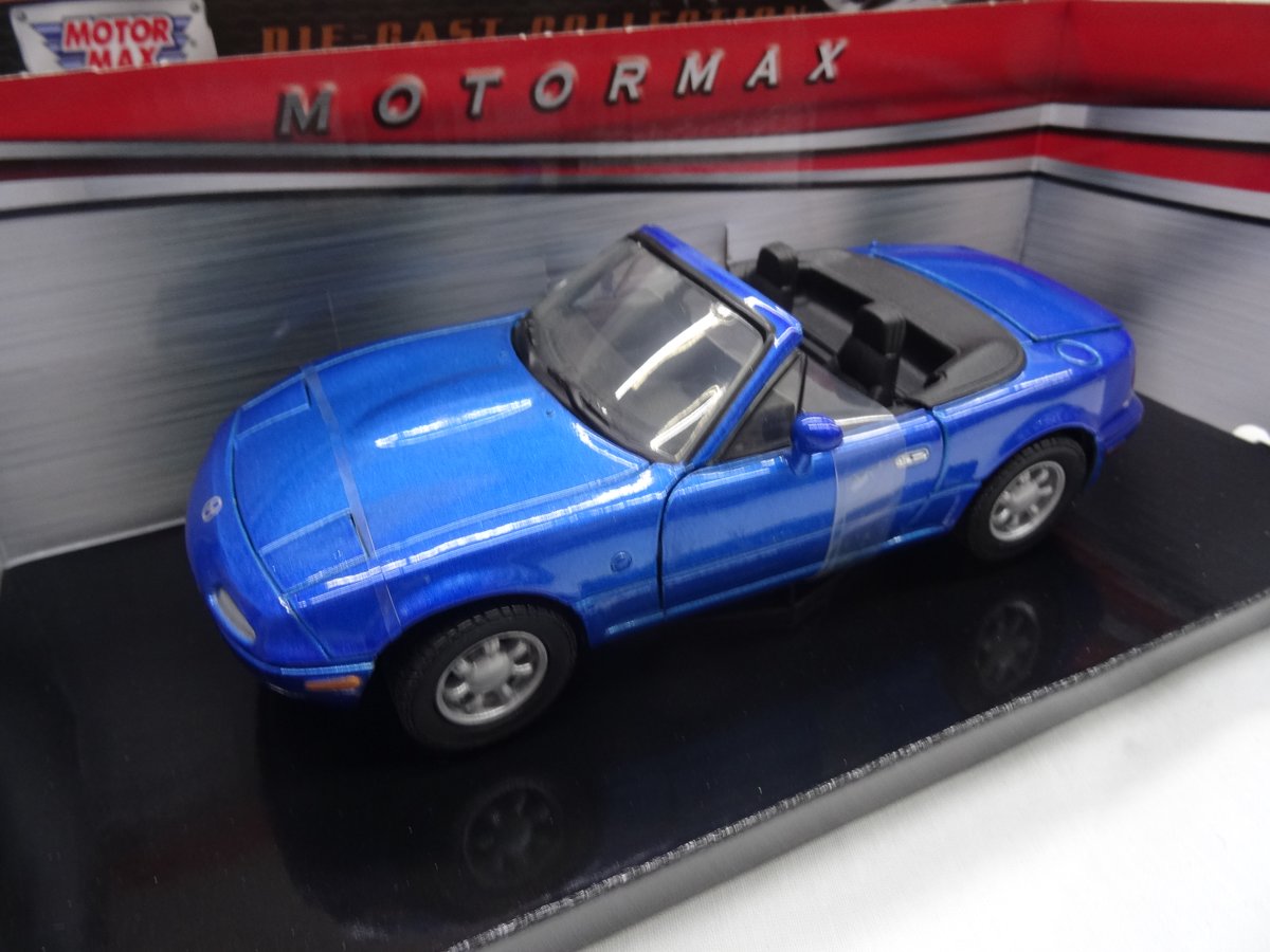 Mazda MX-5 Miata -1ste generatie Blauw 1:24 Motormax