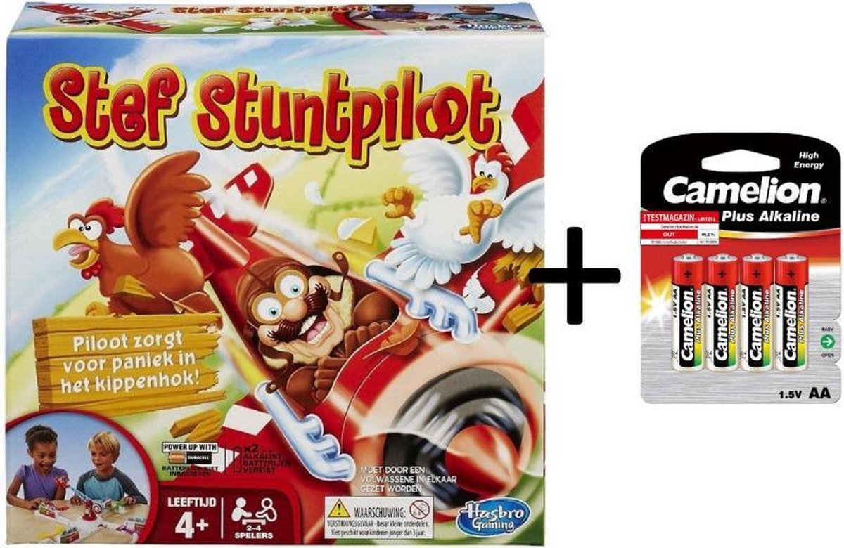 Stef Stuntpiloot + Batterijen Pack - Bundelpakket