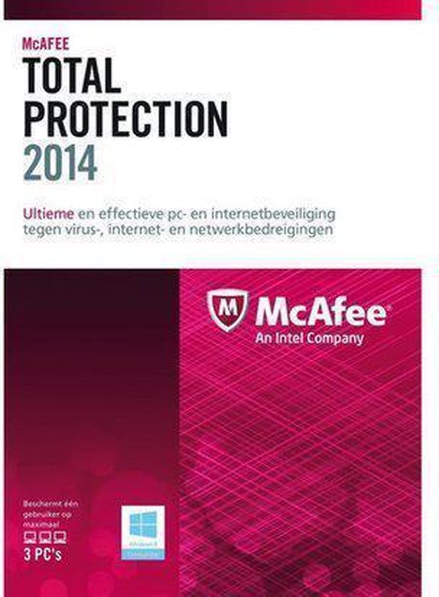 Software Mcafee Total Protection 2014 3 User nl