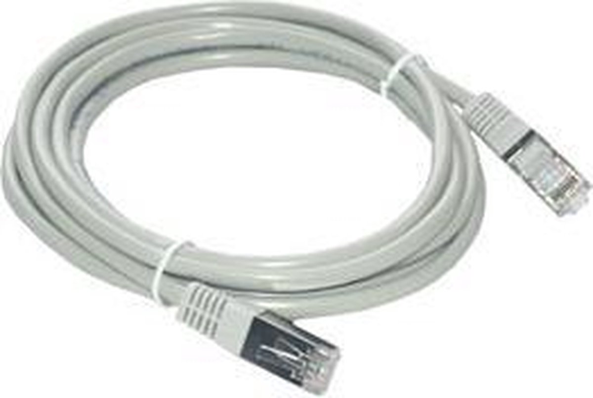 MCL Cable RJ45 Cat5e 15m Grey 15m Grijs netwerkkabel