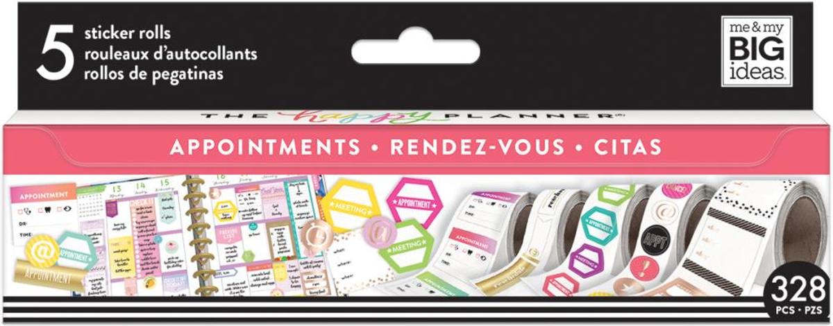 Me and My Big Ideas - Happy Planner Sticker Roll - Appointments - 328 stuks