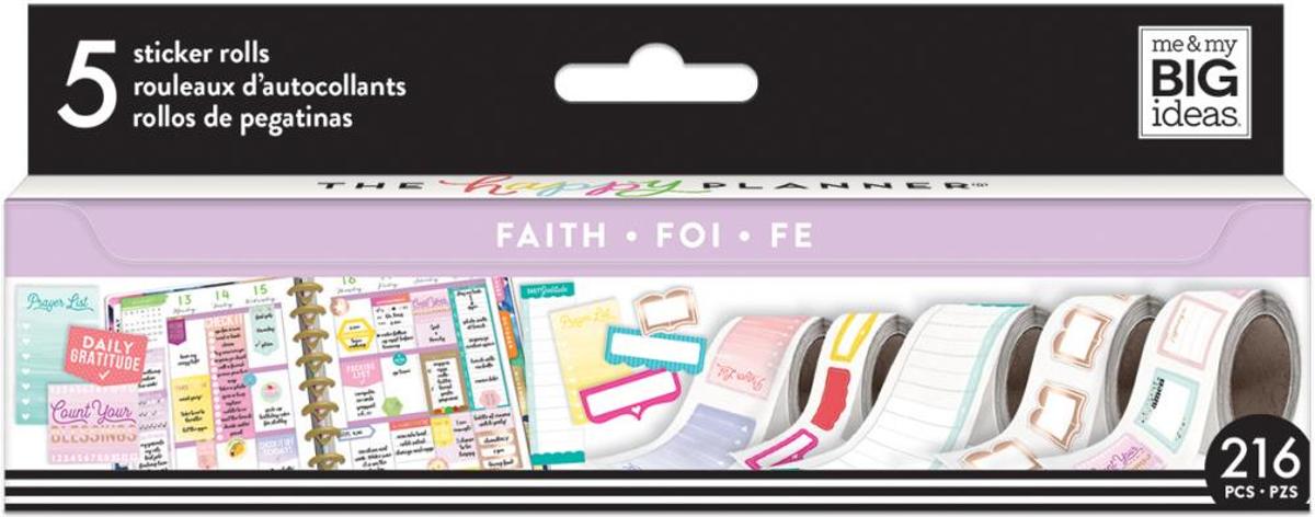 Me and My Big Ideas - Happy Planner Sticker Roll - Faith - 216stuks