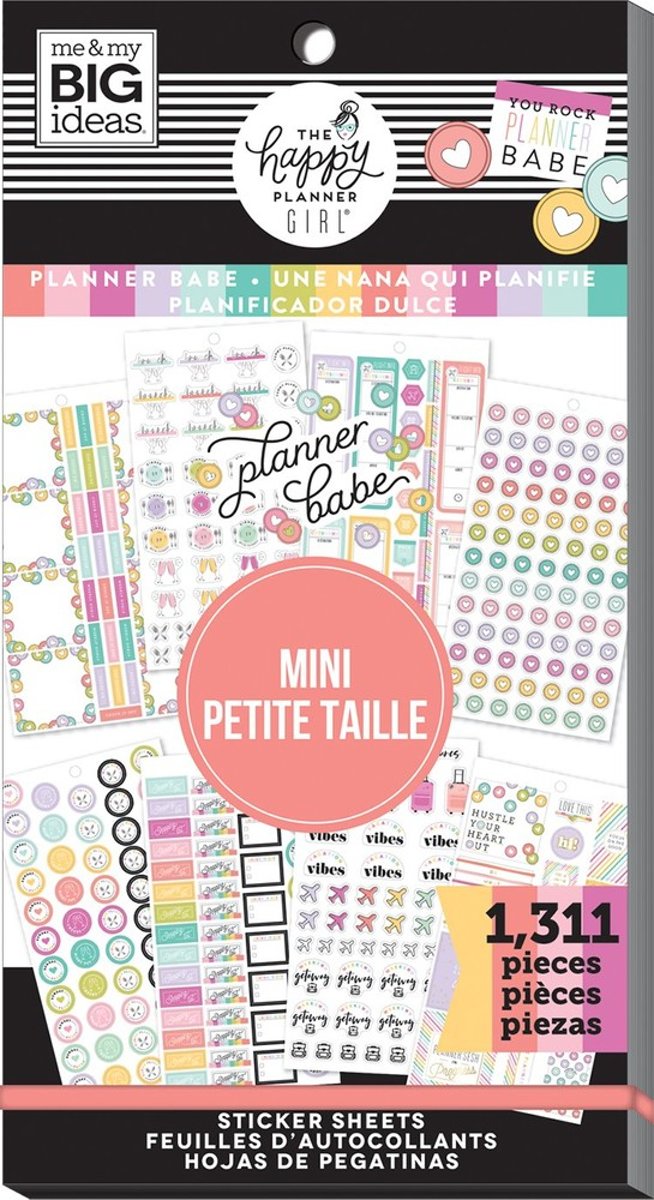 Me and My Big Ideas - Happy Planner Sticker Value Pack - Planner Babe Mini - 1311stuks