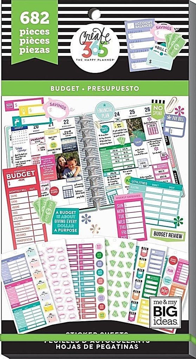 Me and My Big Ideas - Happy Planner Value Pack - Budget - 682Pieces