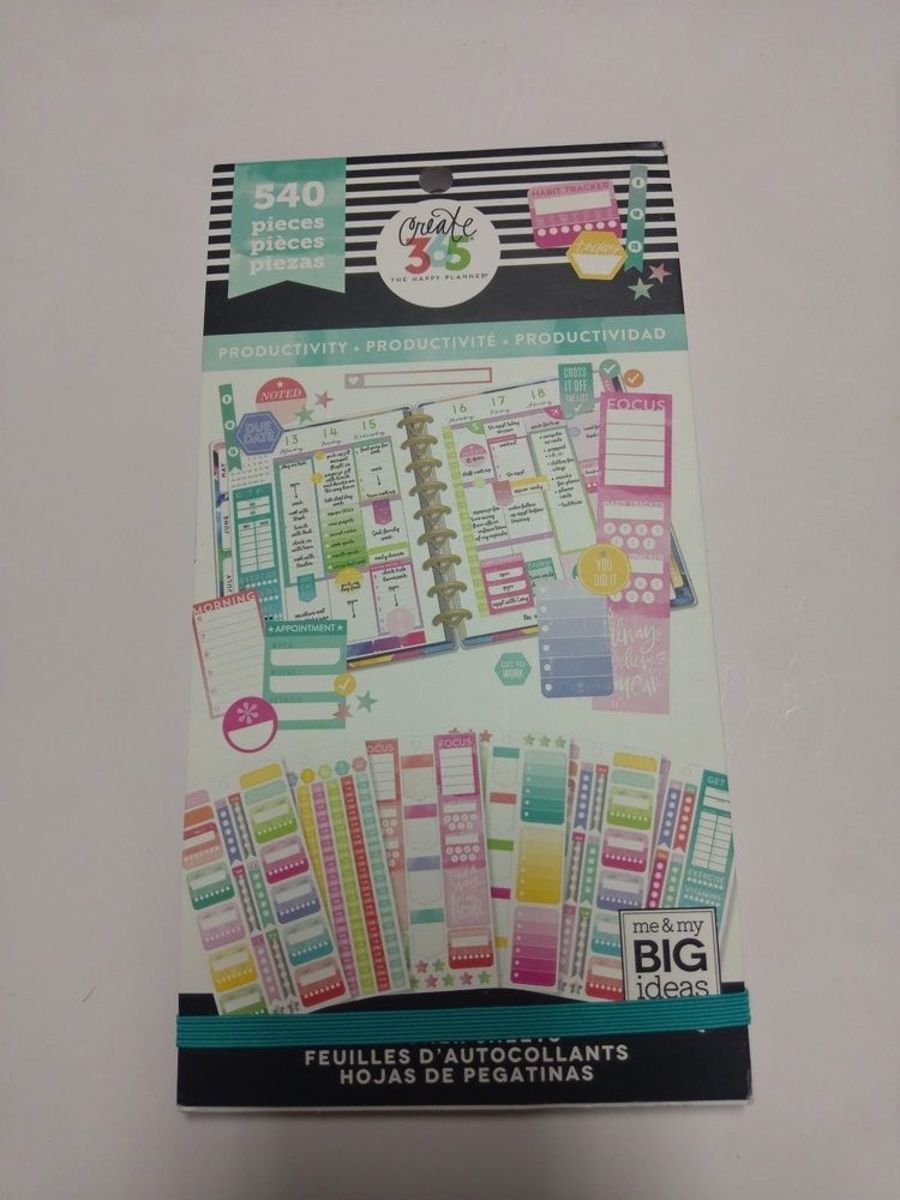 Me and My Big Ideas - Happy Planner Value Pack - Productivity -  540 Pieces