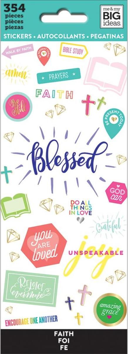 Me and My Big ideas - Happy Planner Stickers - Blessed