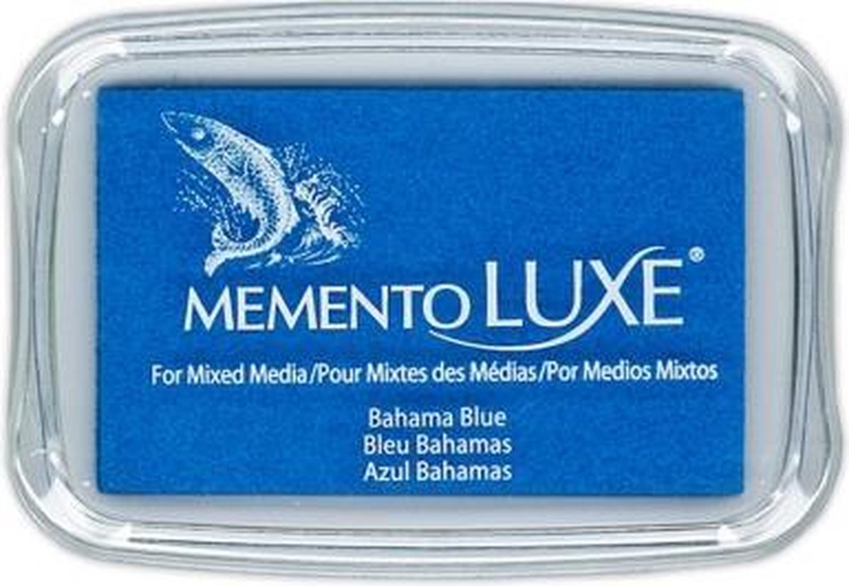 Memento luxe 9x6cm bahama blue