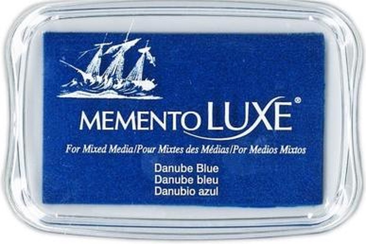 Memento luxe 9x6cm danube blue