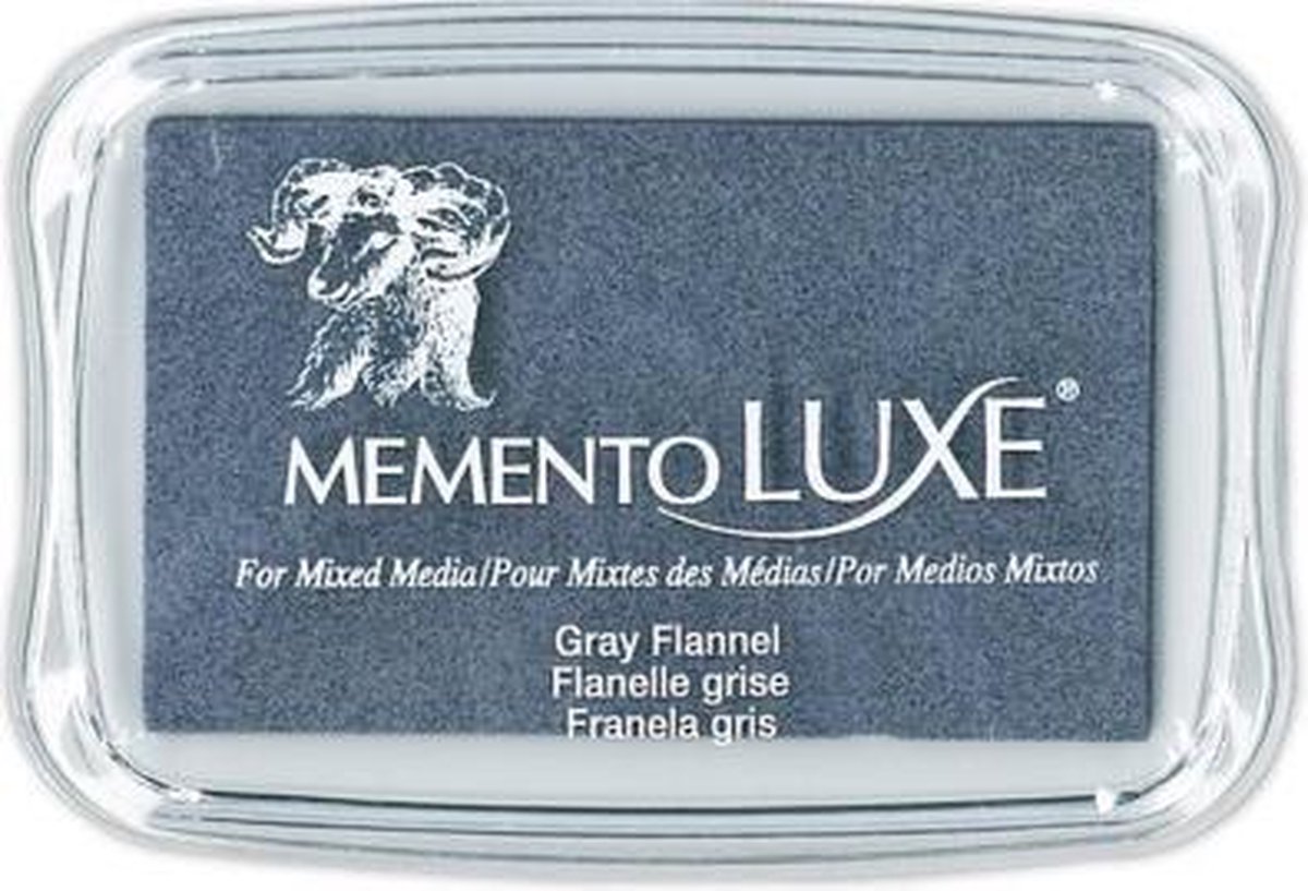 Memento luxe 9x6cm gray flannel