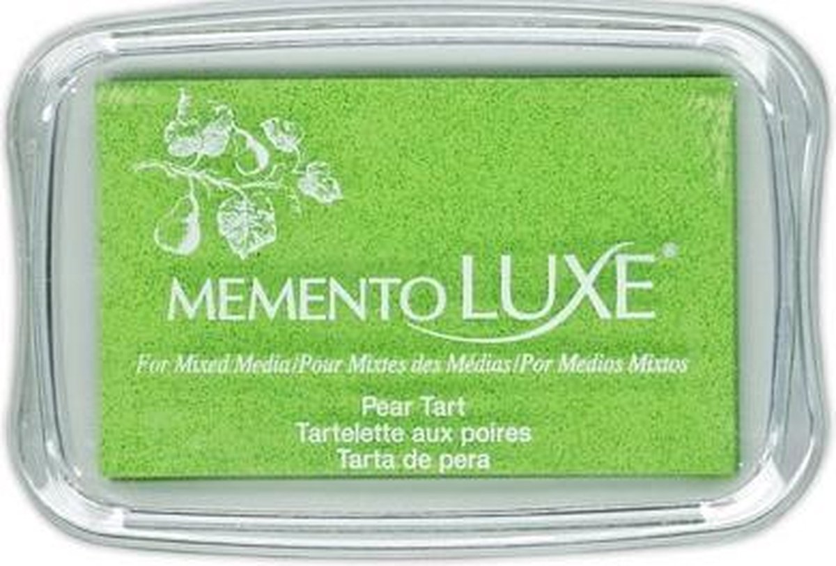 Memento luxe 9x6cm pear tart