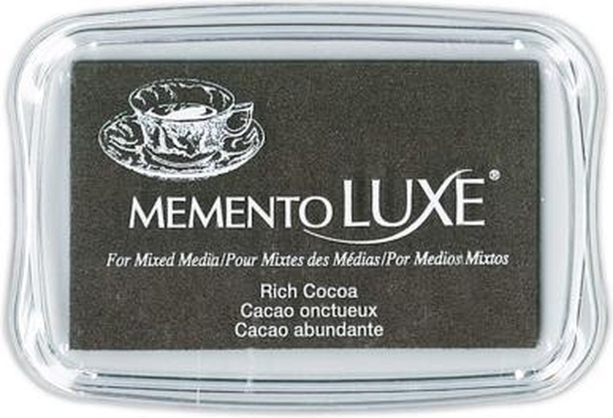 Memento luxe 9x6cm rich cocoa