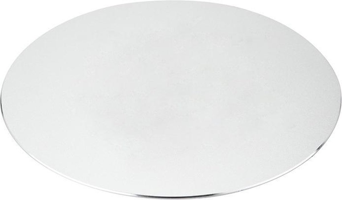 Aluminium Muismat – Gaming Mousepad – Rond – 20  CM – Zilver