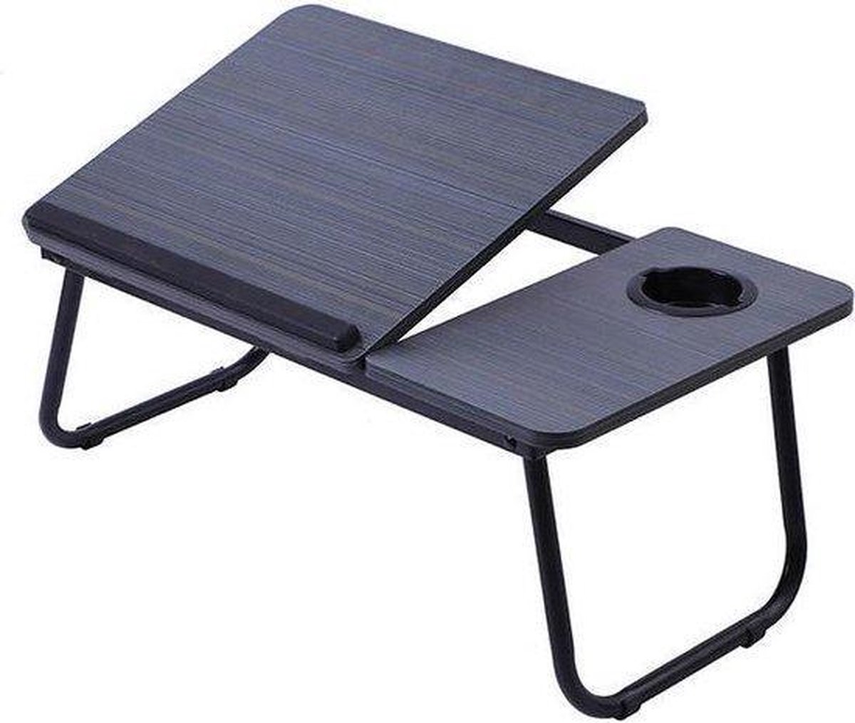 Verstelbare Laptoptafel zwart - Bedtafels, laptoptafel verstelbaar - Schoottafel laptop - Laptopstandaard verstelbaar - notebookstandaard