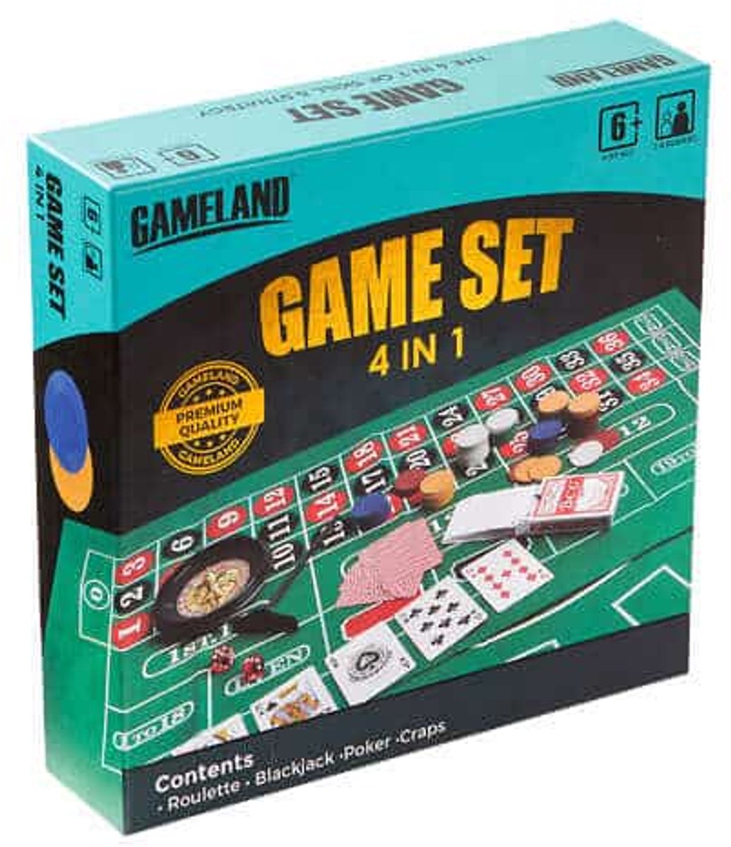 4 in 1 casino set - black friday - sale