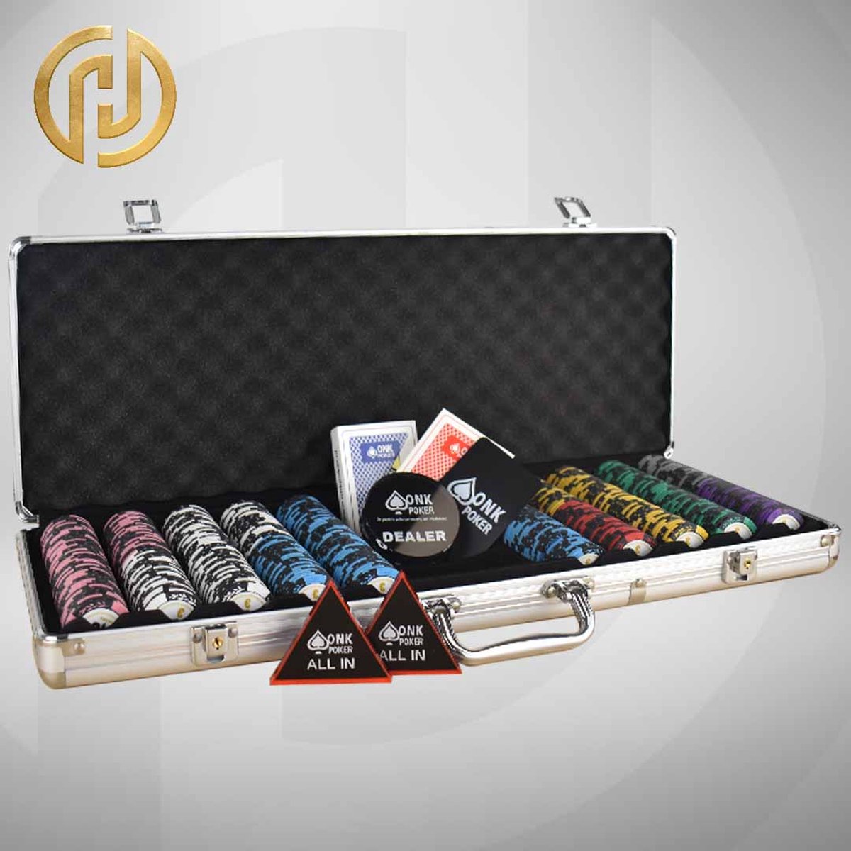 Hades Cashgame Classic Poker set compleet