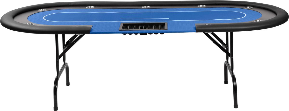 MEC   Cashgame L blauw - 213 cm x 105 cm x 76 cm -2 tot 8 spelers