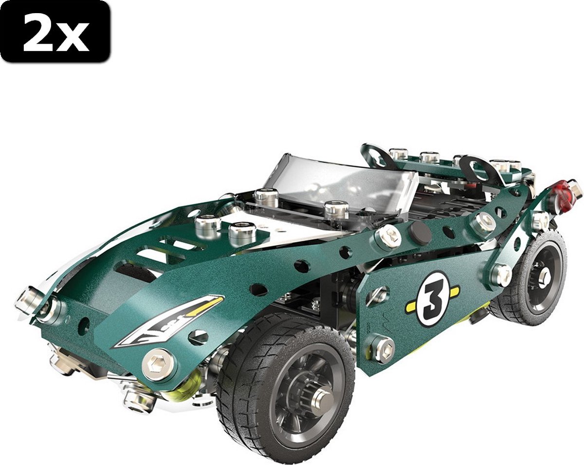 2x Meccano 5 Model Set Roadster