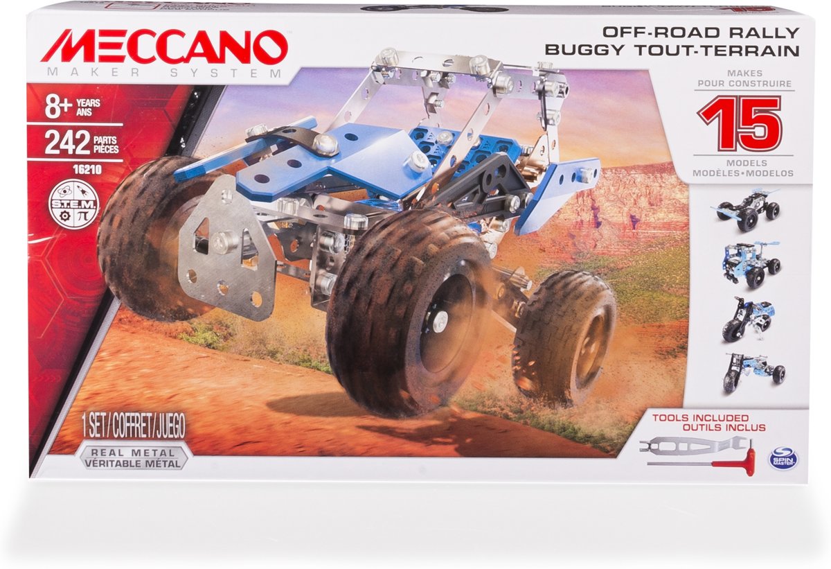 Meccano 15 Modellenset ATV Bouwset