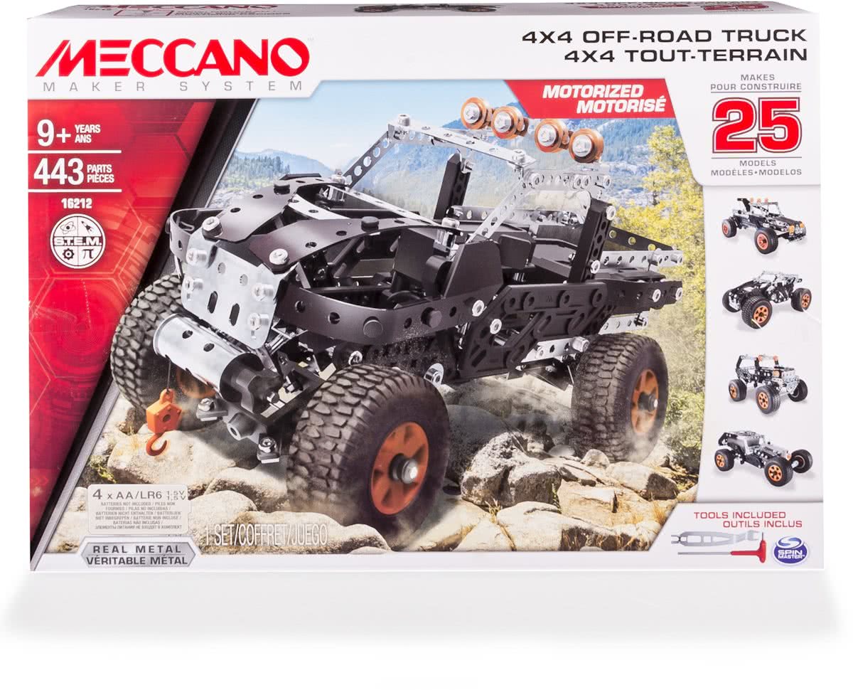 Meccano 4x4 Truck - 25 Modellen