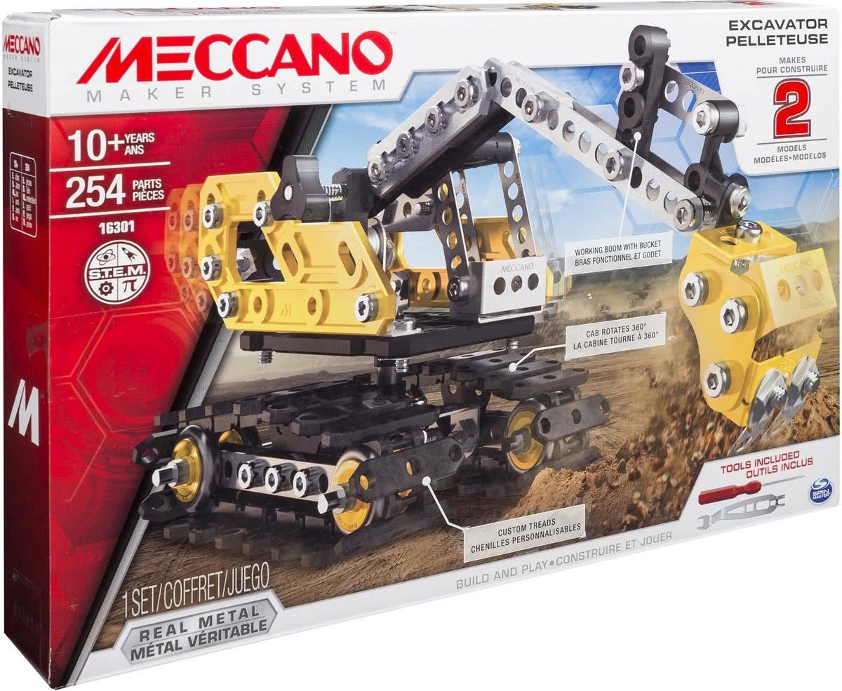 Meccano Construction Digger - 2 Modellen