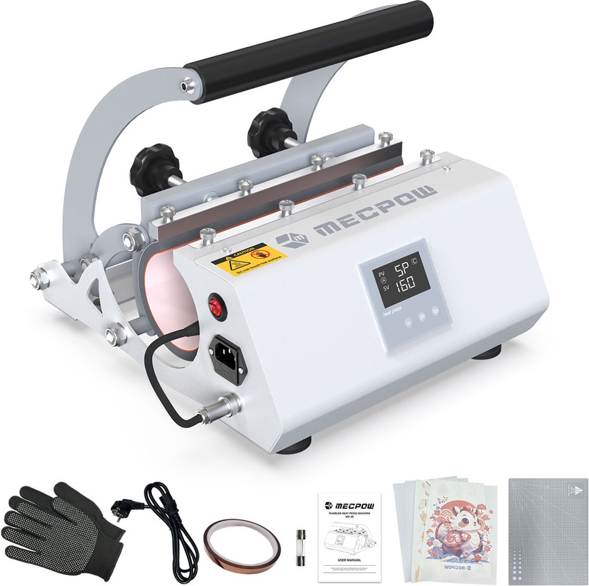   MP-30 30oz Tumbler Warmtepersmachine - EU-stekker