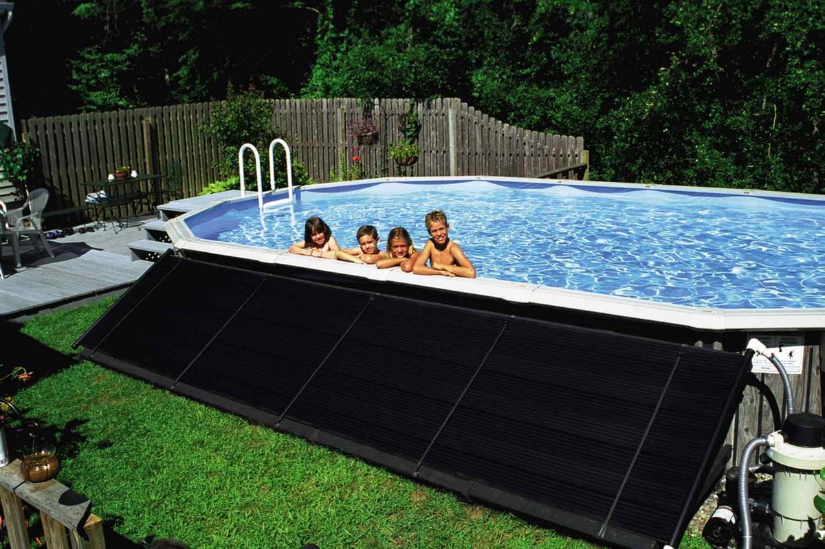 MediPool - Eco Solar System Set - 6,0 x 0,6 m -   - Voor 30 m³ Water - Tot 5°C Hogere Watertemperatuur