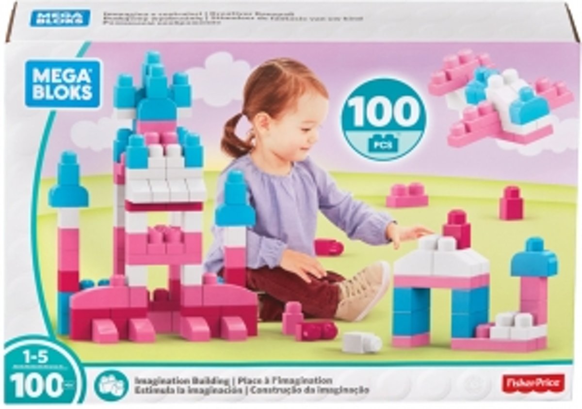 MEGA BLOKS 100 BLOKKEN MATCH MY COLOURS