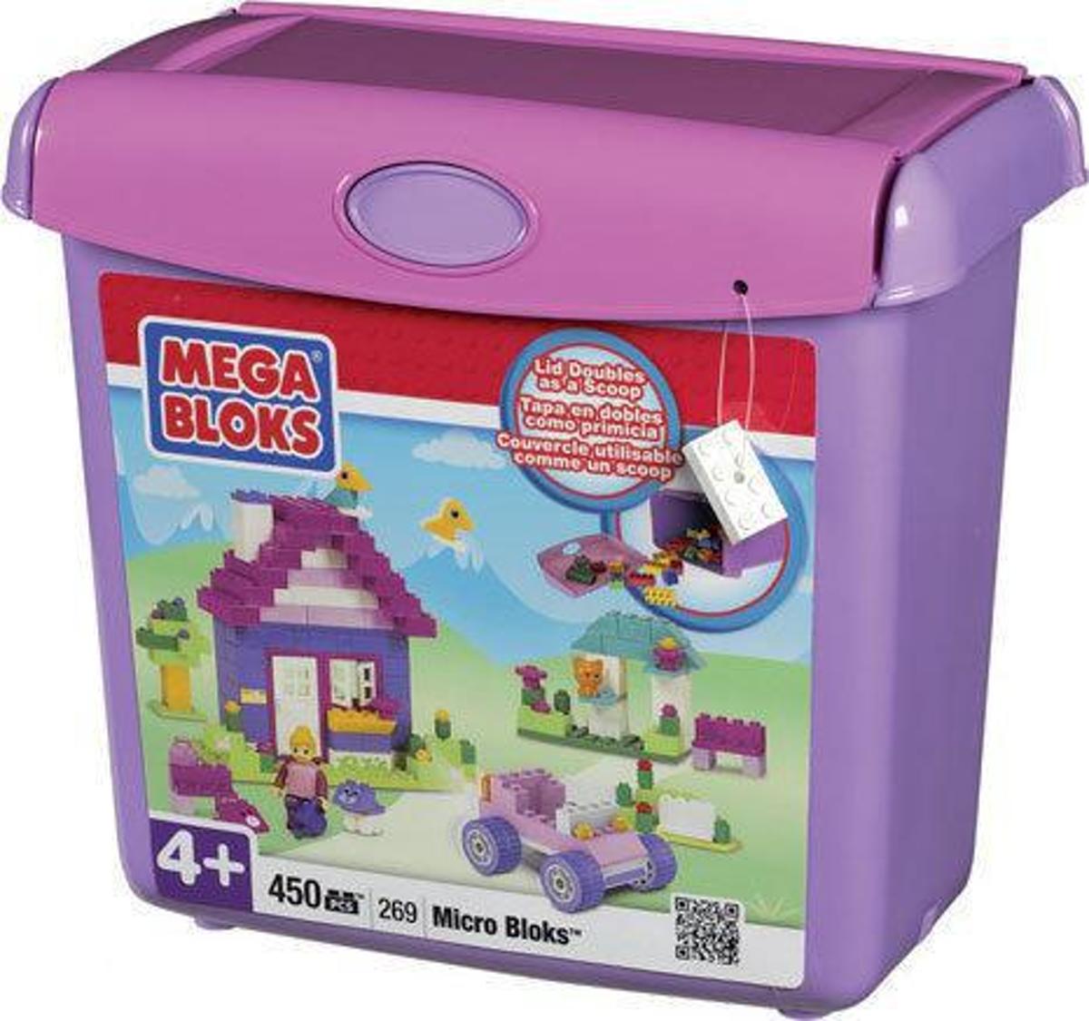 Mega Bloks - Micro Bloks Roze - Constructiespeelgoed