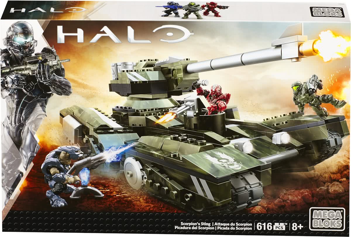 Mega Bloks Halo Scorpions Sting - Constructiespeelgoed