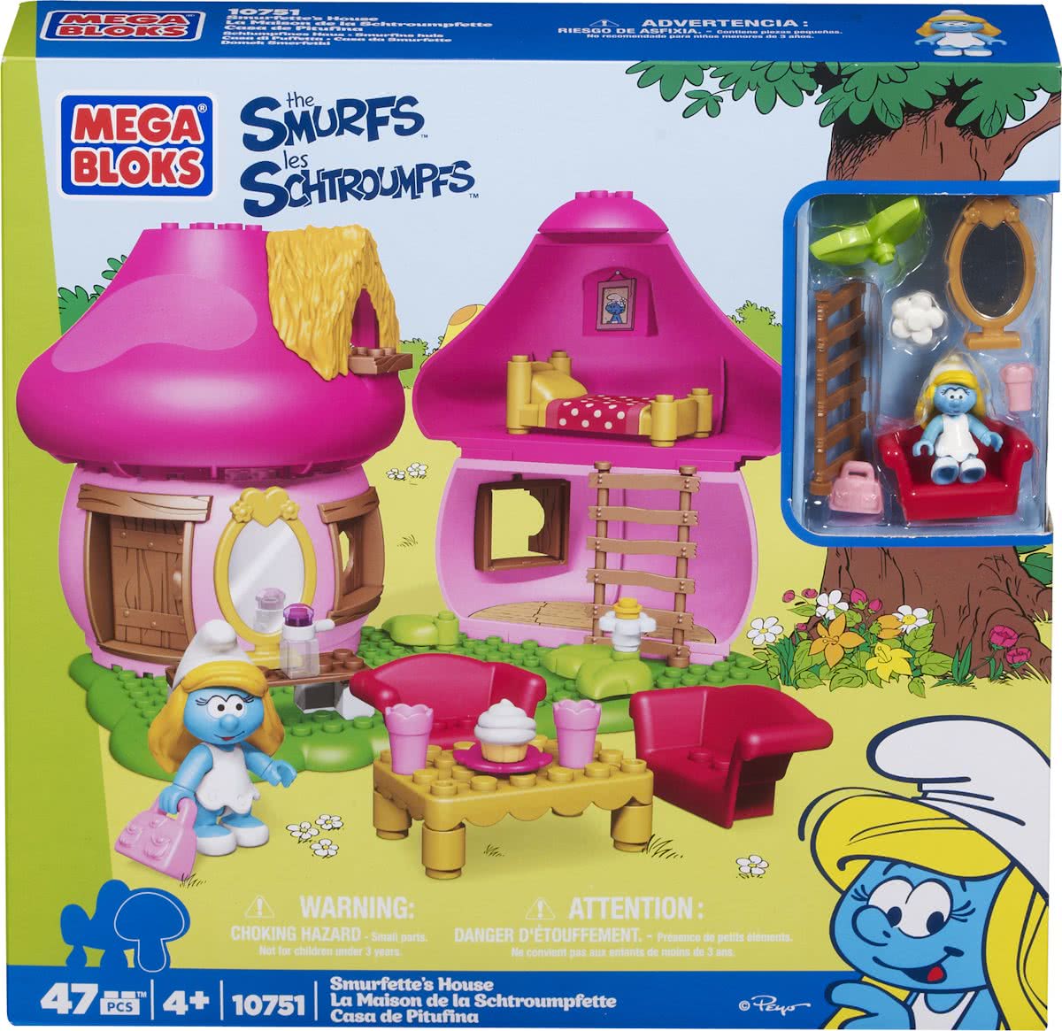 Mega Bloks Smurfen Huis Smurfin