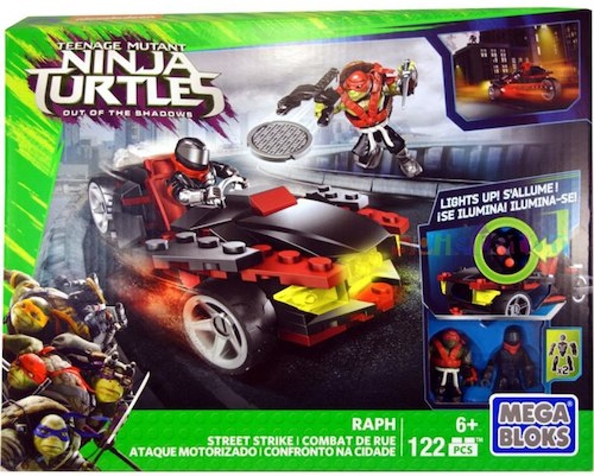 Mega Bloks Teenage Mutant Ninja Turtles Raphs Street-Fight DPF80