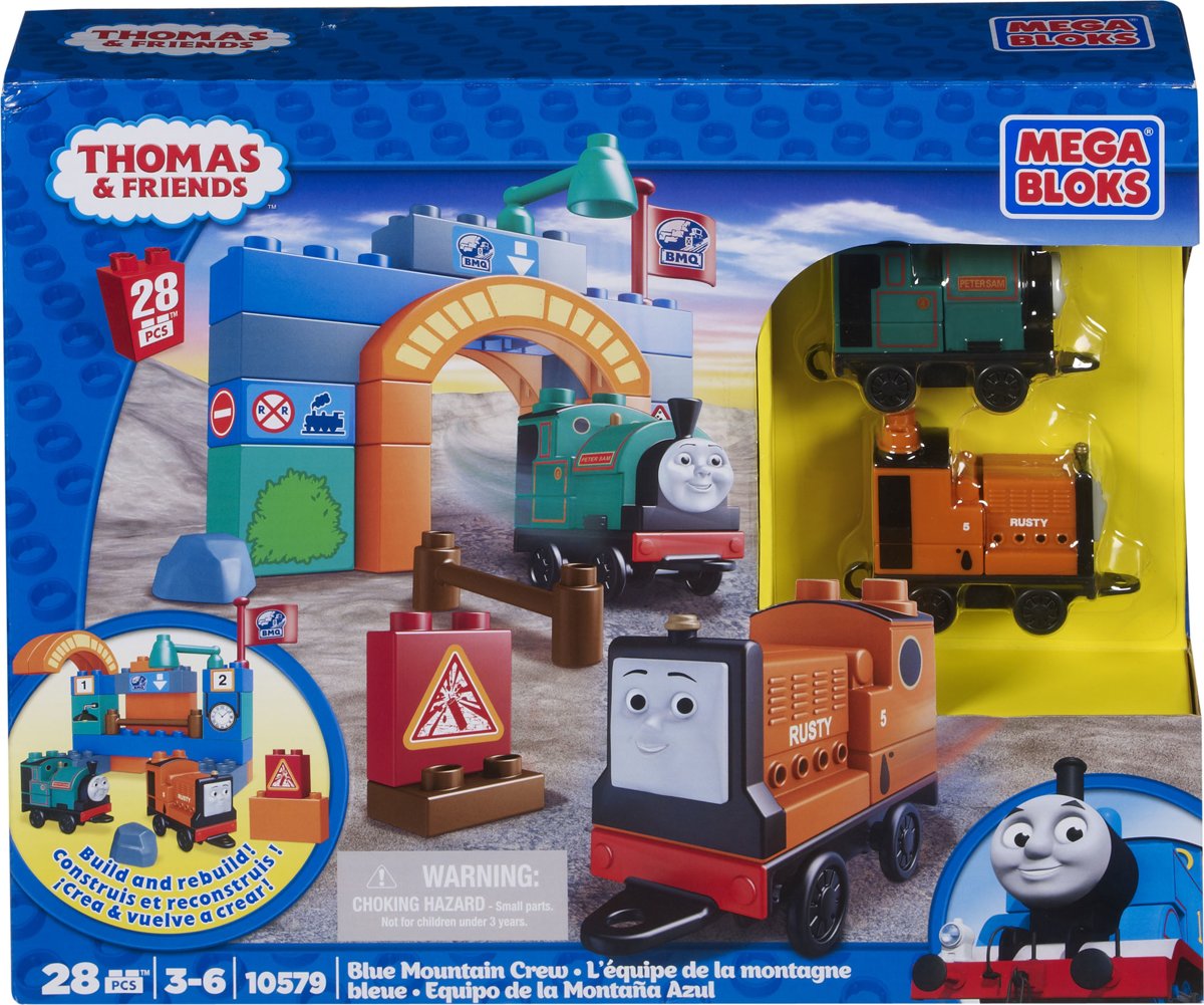 Mega Bloks Thomas de Trein Blue Mountain Crew