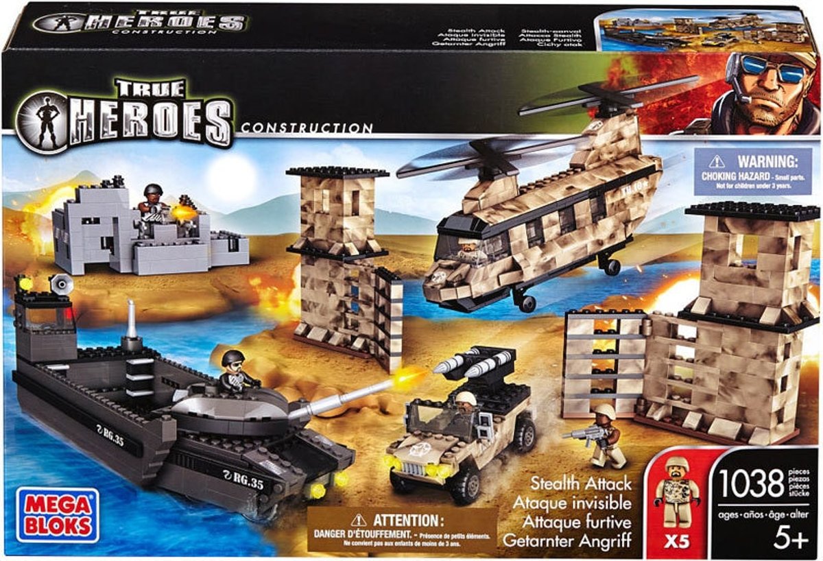 Mega Bloks True Heroes Stealth Attack