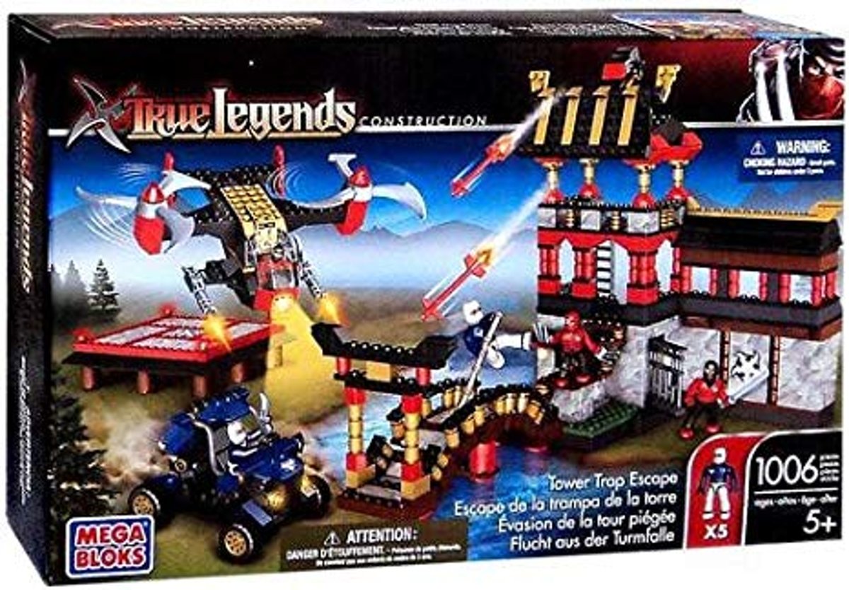 Mega Bloks True Legends Tower Trap Escape