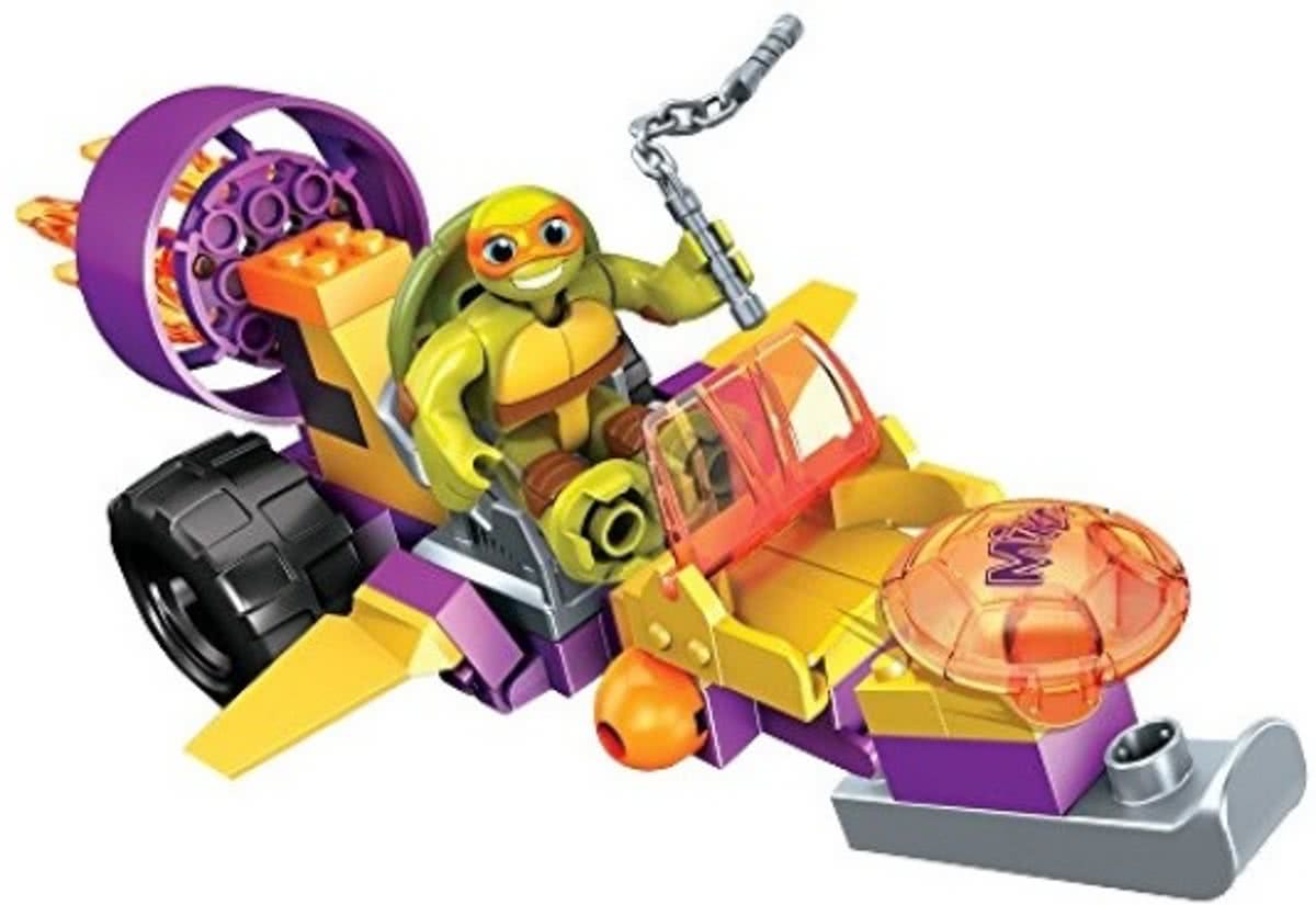 Mega Bloks Turtles Jet Cruiser Mikey jongens 34-delig