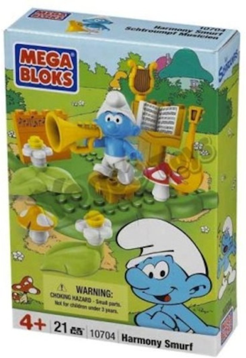 Mega bloks harmony smurf 10704