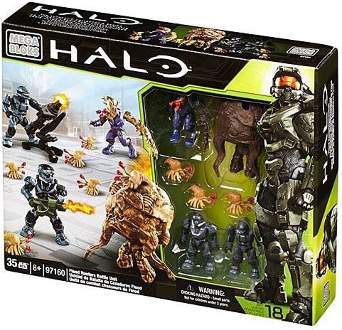 mega bloks halo flood hunters battle unit