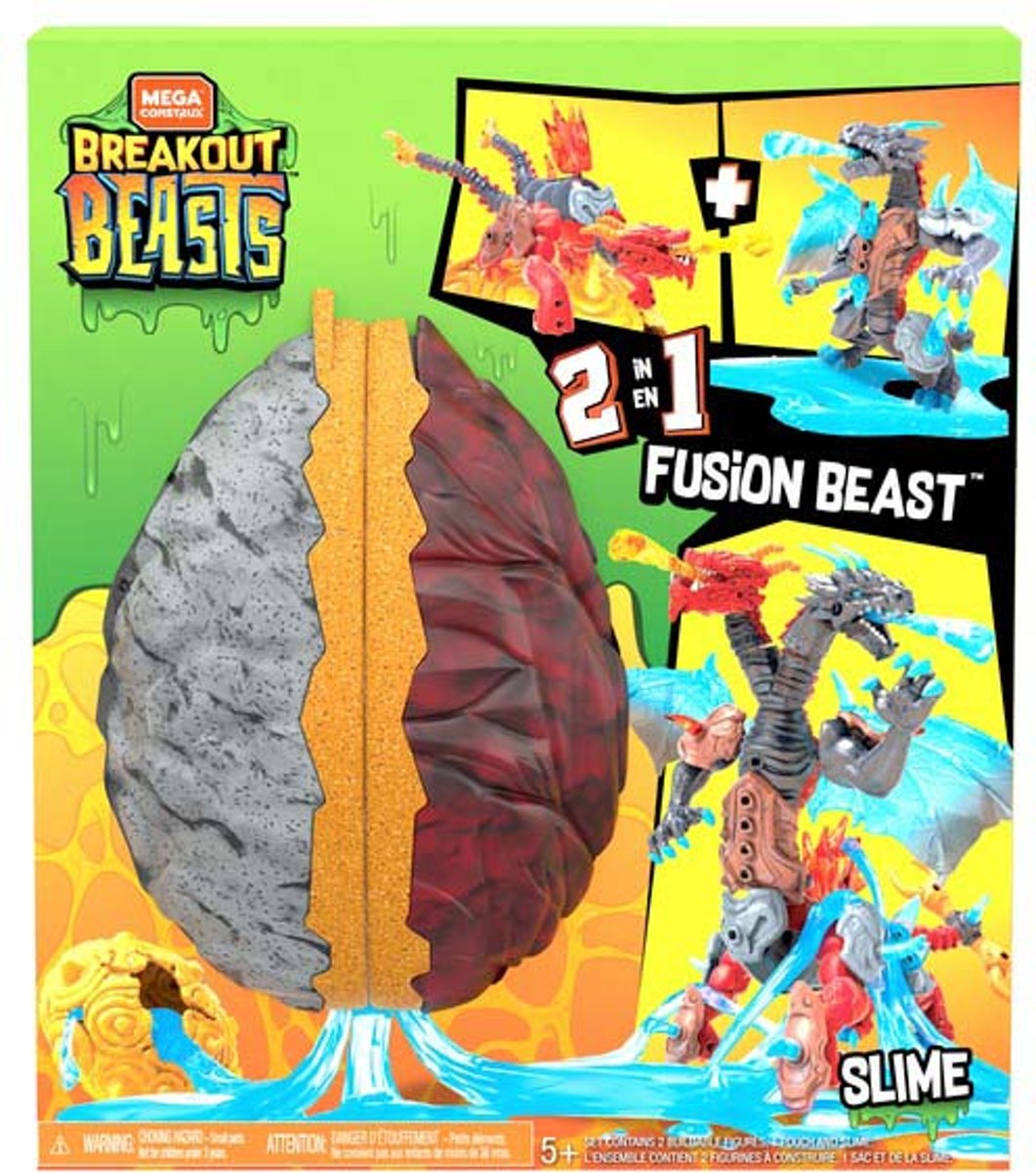 Mega Construx Fusion Beasts - 1 willekeurig ei wordt toegezonden