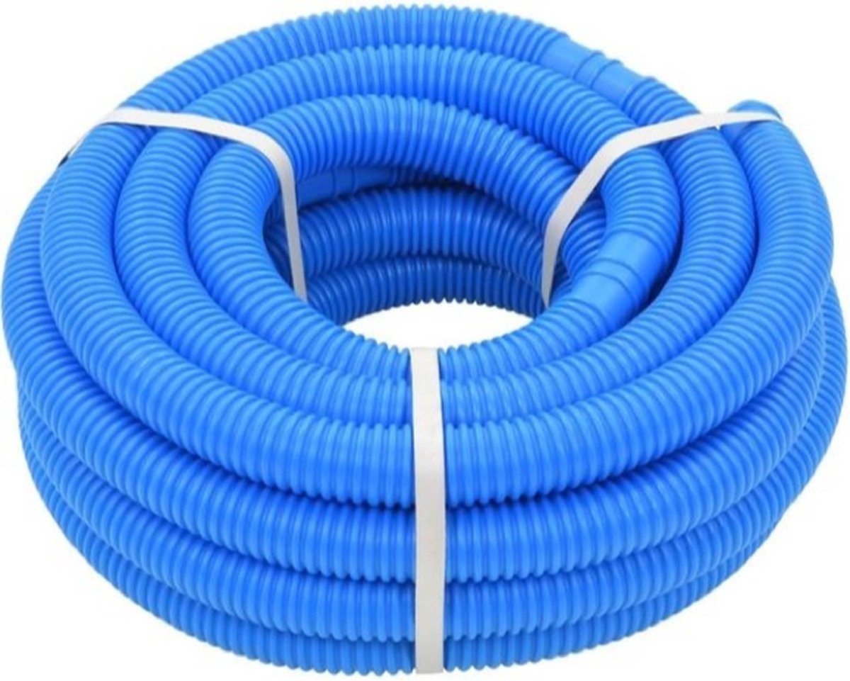   Zwembadslang PVC-U 32 mm blauw 6,6 meter