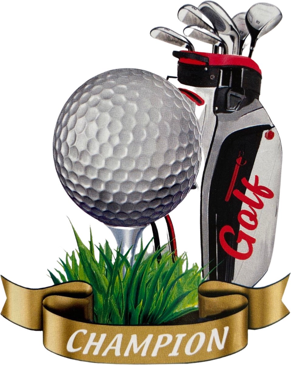 Golf Champion Strijk Applicatie Small B 7.5 x L 8.8 cm