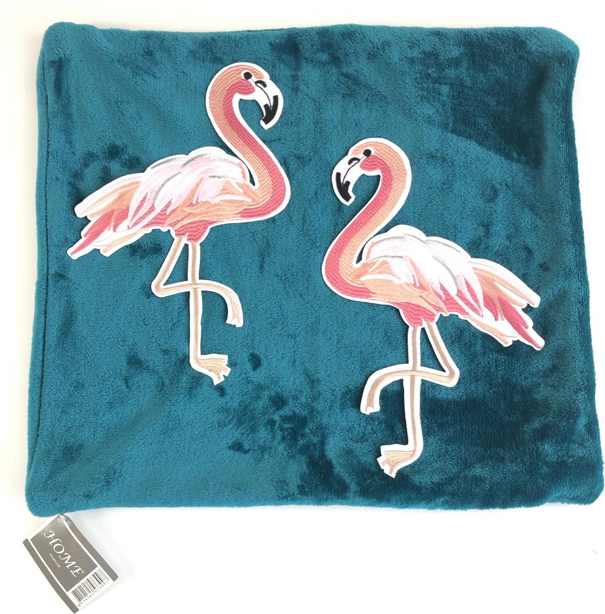 MegaMooi Roze Flamingo XXL Patch Links en Rechts 27,5 x 19,5 cm Links