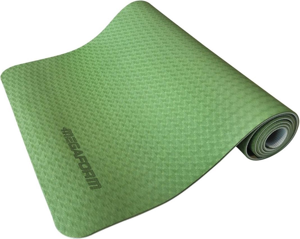   Performance 2-color Yoga Mat green-grey