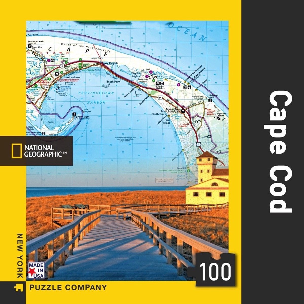 Cape Cod - 100 Stukjes New York Puzzle Company Mini Puzzel - 0819844014940