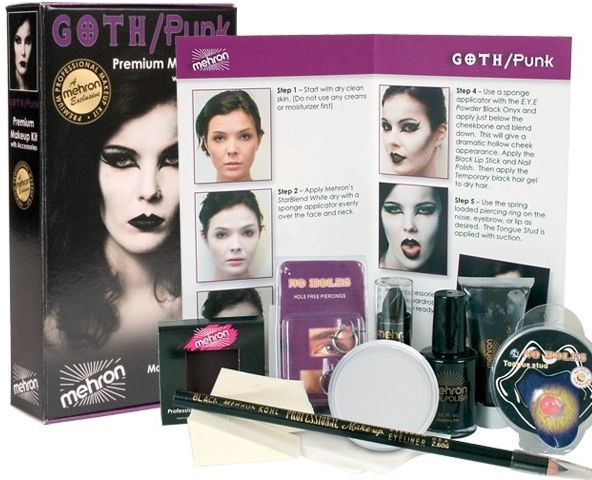 Character Makeup Kit - Goth/Punk PREMIUM