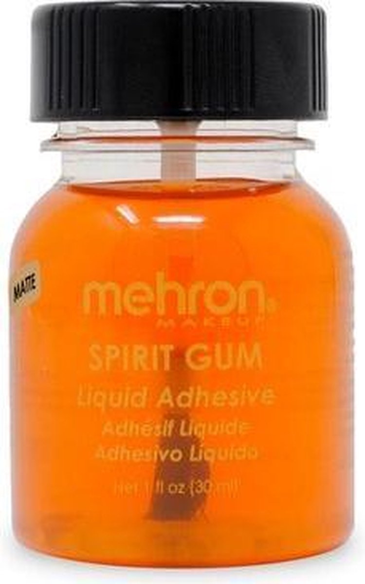 Matte Spirit Gum voor het plakken van valse snorren, baarden, neuzen en kale koppen - 30 ml