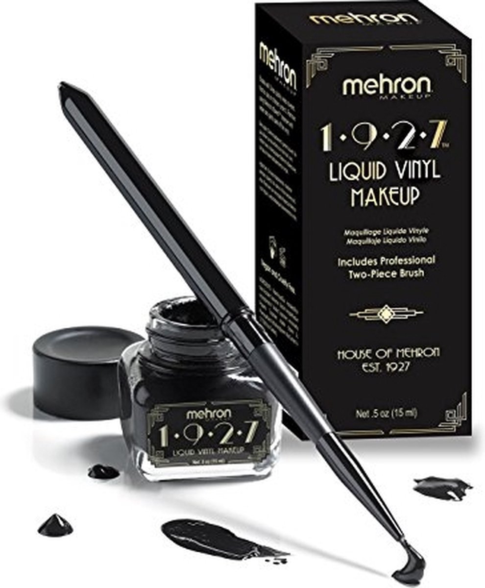 Mehron 1927 Liquid Vinyl Makeup Black (15ml)