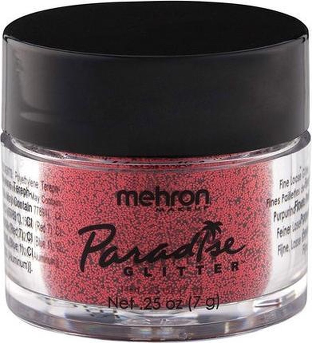 Mehron Paradise Glitter voor Schmink en Grime - Rood