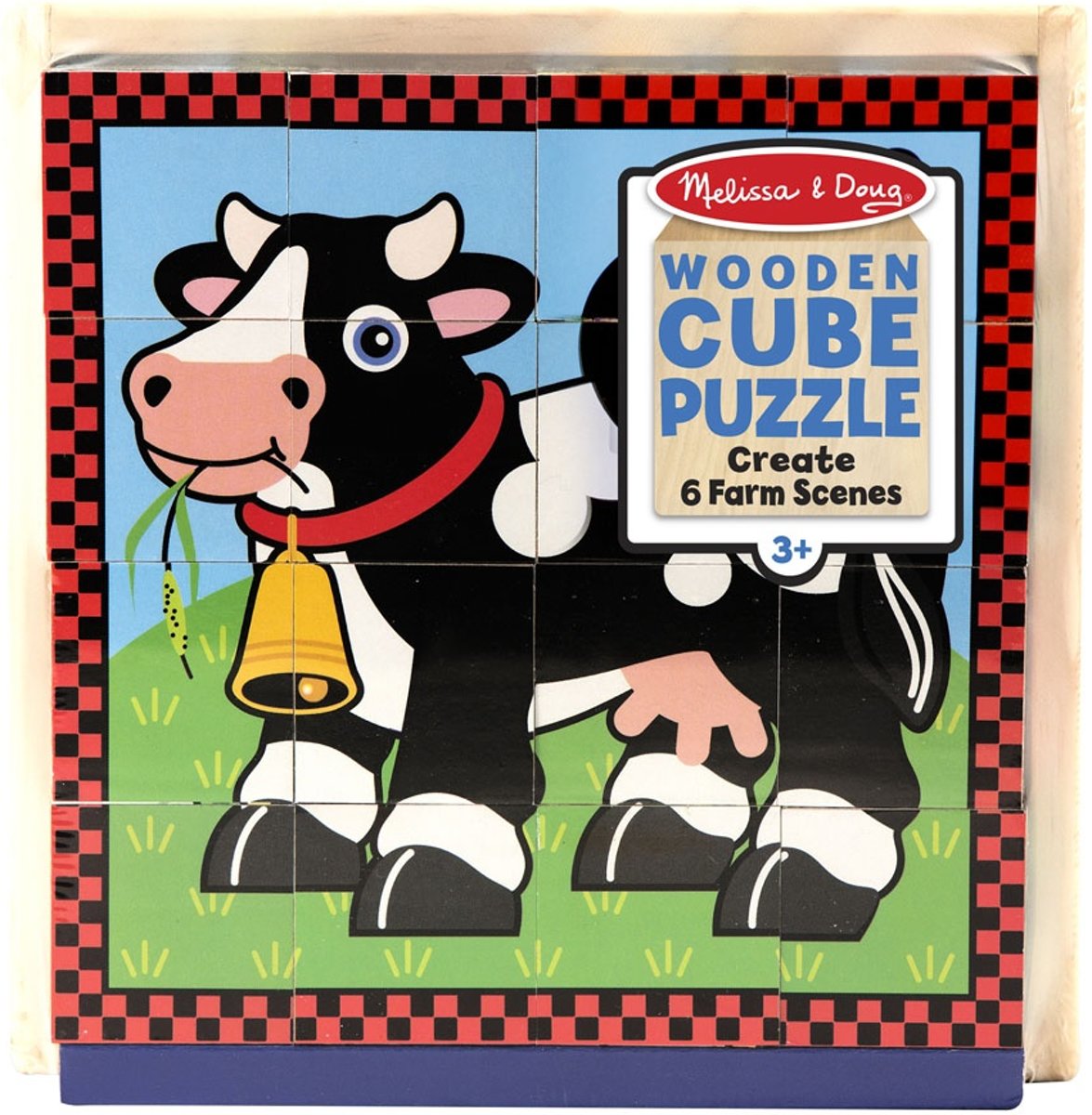 Melissa & Doug - Boerderij - Blokken Puzzle