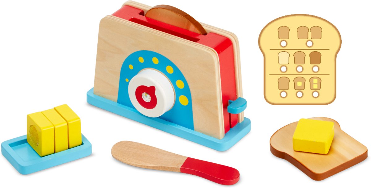 Melissa & Doug - Brood en Boter met Broodrooster