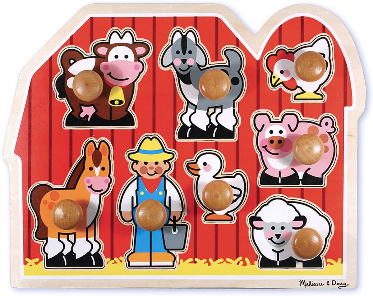 Melissa & Doug - Farm Friends Large Legpuzzel